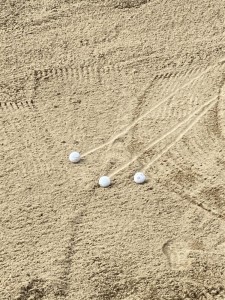 Loch 10, 2 Meter vor dem Green